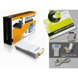 Arkview USB 2.0 to DVI, HDMI, SVGA Display Adapter 1920x1080