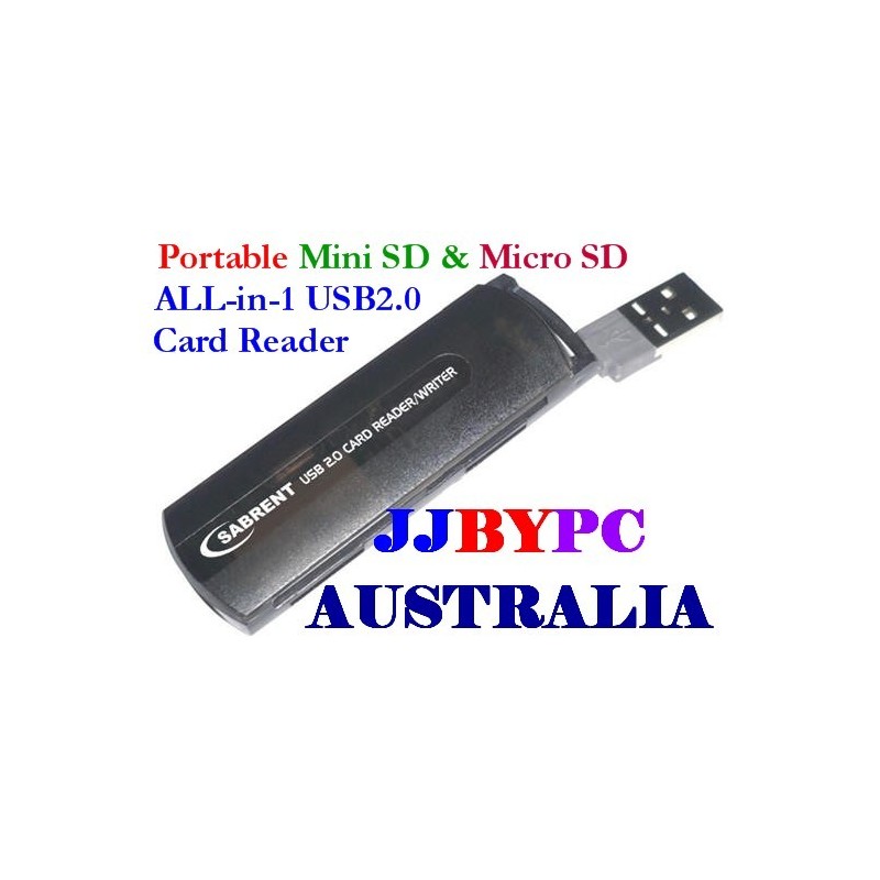 All in 1 USB 2.0 External Flash Memory Mini Multi Card Reader & Writer