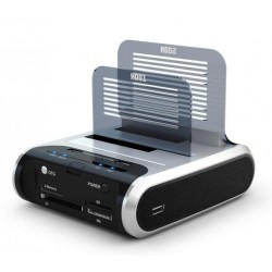 Dual HDD Docking w/Sim/Smart Card Reader/USB Hub