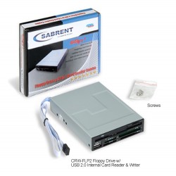 Floppy Drive and 68in1 USB 2.0 Internal Memory Card Reader & Writer - SDHC/VISTA/Windows 7