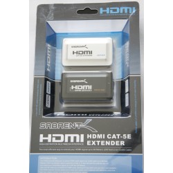 Sabrent HDMI Extension cable over Cat5e RJ45 Extender adapter (Up to 60 Meters)