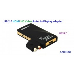 SABRENT USB 2.0 HDMI HD Video and audio Display Adapter USB-1080P USB to HDMI Interface