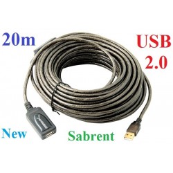 Sabrent 20m Metres USB 2.0 ACTIVE EXTENSION BOOSTER CABLE