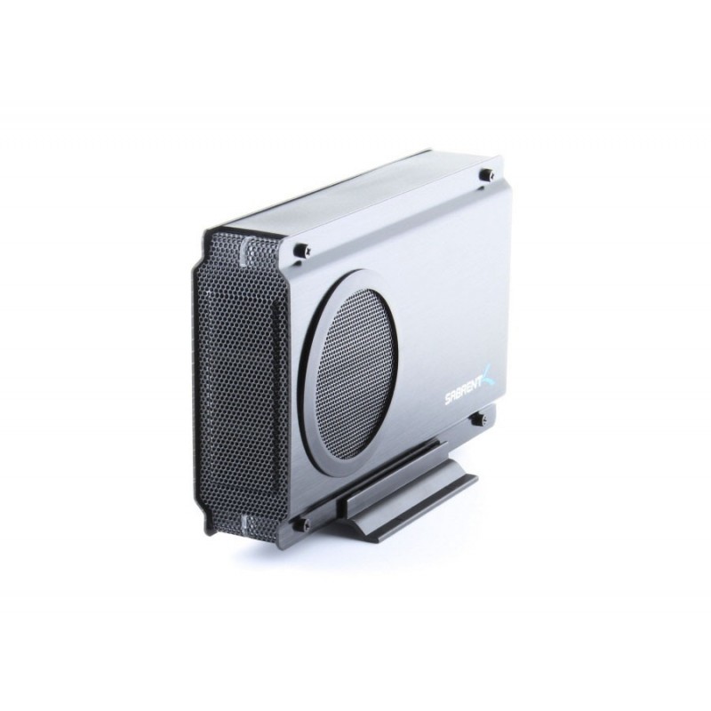 USB 2.0/eSATA to 3.5" IDE or SATA/SATA II Aluminum Hard Drive Enclosure Case w/ COOLING FAN