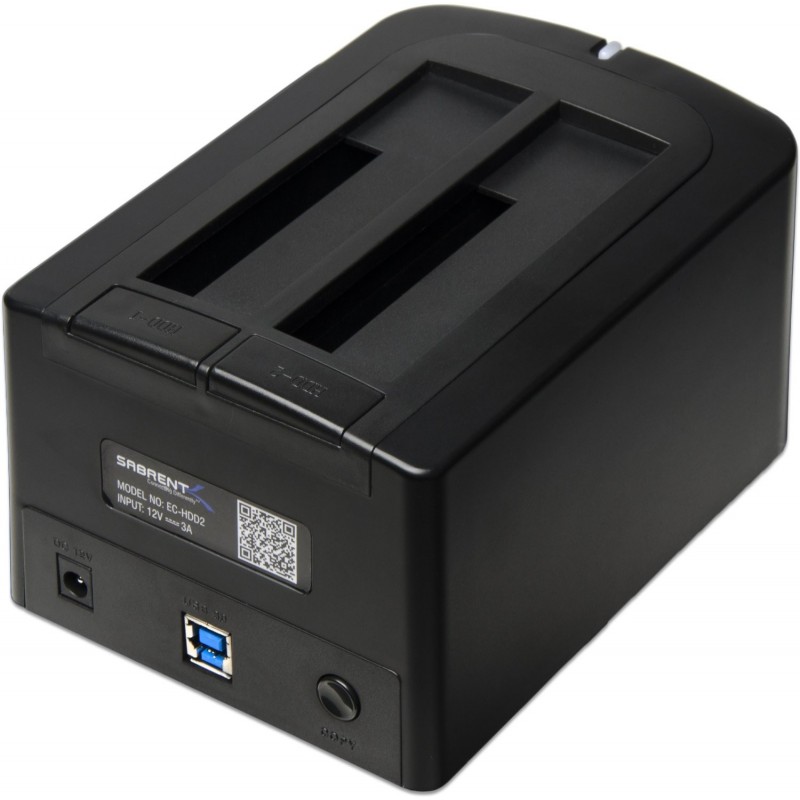 Sabrent Usb To Sata Dual Bay External Hdd Docking Station Hdd Ssd W Duplicator