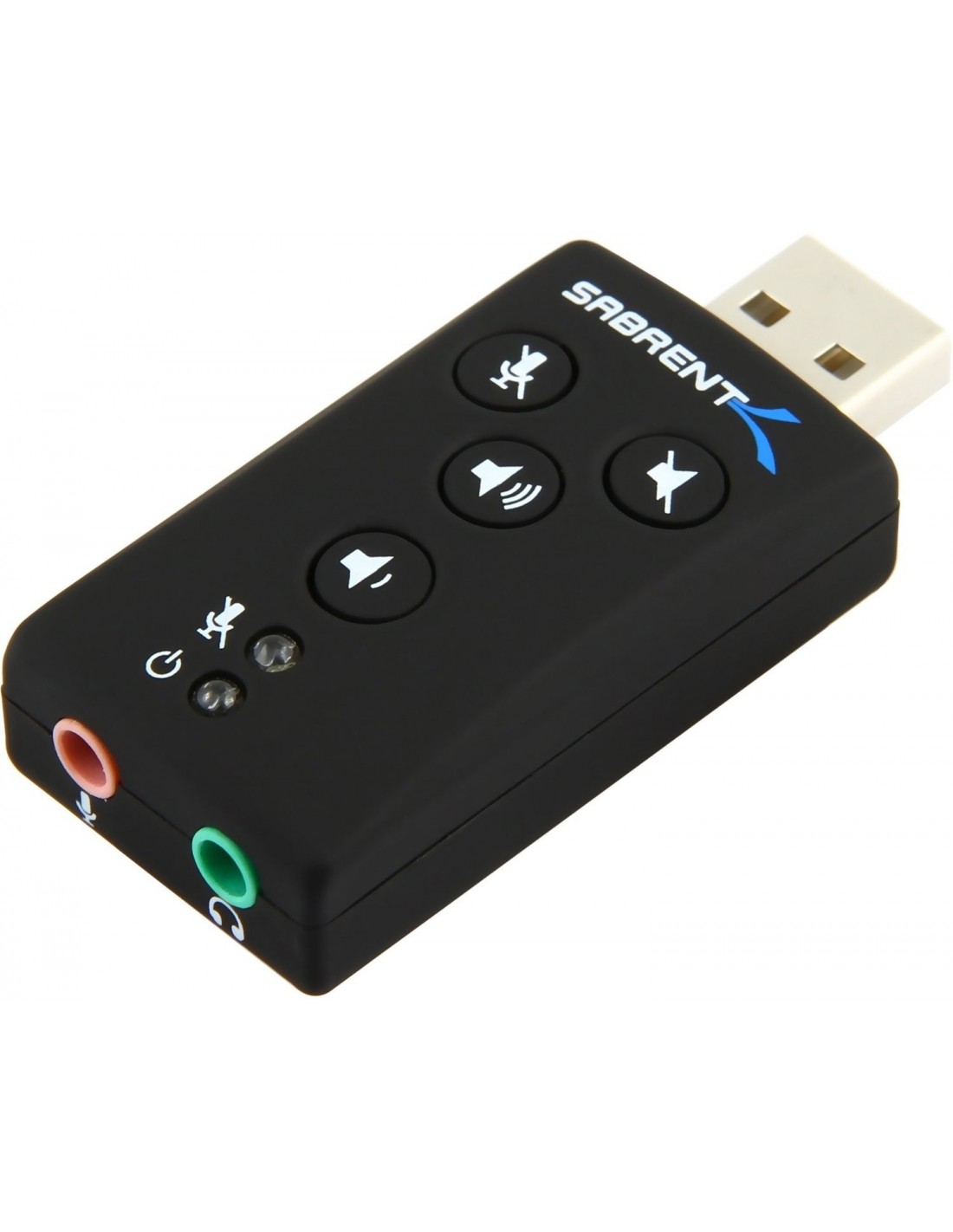 USB-AUDD - Sabrent USB 2.0 Virtual External 7.1 3D ...