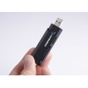 Sabrent SuperSpeed 2-Slot USB 3.0 Flash Memory Card Reader for Windows, Mac, Linux - CR-UMSS