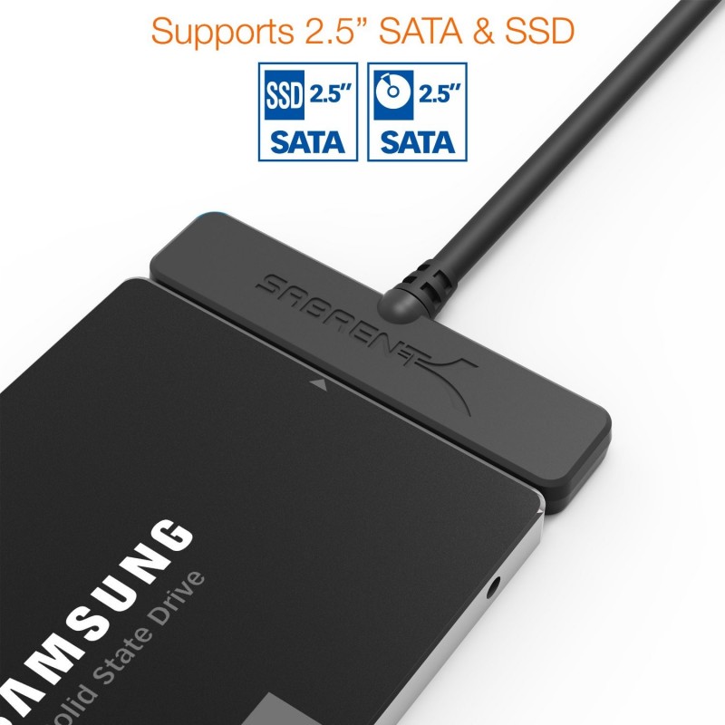 USB 3.1 (Type-A) to 2.5-Inch SATA Adapter - Sabrent