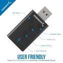 Sabrent AU-DDAB Aluminum USB External 3D Stereo Sound Adapter for Windows and Mac 